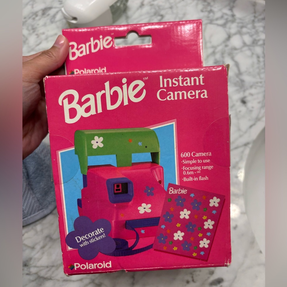 Barbie vintage Polaroid camera